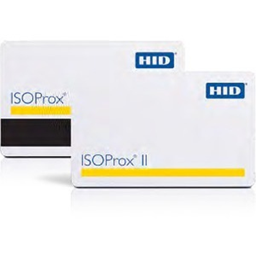 HID Global Corp 1586LGGSN | Isoprox Ii Card, Polyester/Pvc, Prog, Front: White Pvc with Gloss Finish, Back: White Pvc with Gloss Finish, Seq Encoded/Seq Non-Match Print, No Slot Punch, Print Vertical And Horizontal Slot Indicators