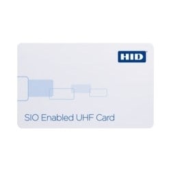HID Global Corp 600TGGAN | Uhf Smart Card, Programmed With Secure Identity Object, Sequential Matching Encoded/Printed, 3.37" Width X 2.127" Height X 0.033" Thickness, Polyester/Pvc, Plain White, Gloss