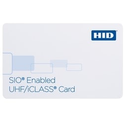 HID Global Corp 6013HG1AAN | Iclass Uhf Card, 32K Bits (4Kb), Uhf Prog with Sio, Iclass Prog with Std Iclass Access Control Application Payload, Front: White with Gloss Fin, Back: White with Gloss Fin with Magnetic Stripe, Seq Match Encoded/Print, Seq Mat