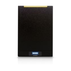 HID Global Corp 920NSNTEK20000 | Iclass Reader, R40, Wall Switch, No Prox, Seos Only, Std Ver. 2 Keyset, Wiegand, Terminal Strip Conn., Idel Led: Red, Response: Green Led, 1 Beep, Black