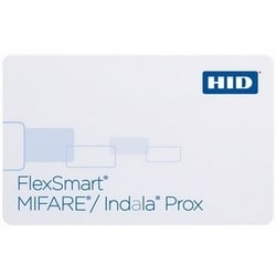 HID Global Corp FPMXI-SSSCVAA-0000 | Indala Prox, Credentials, Cards, Flex Iso Mifare 1K Combo No/Mag., Vert Slot, Lam