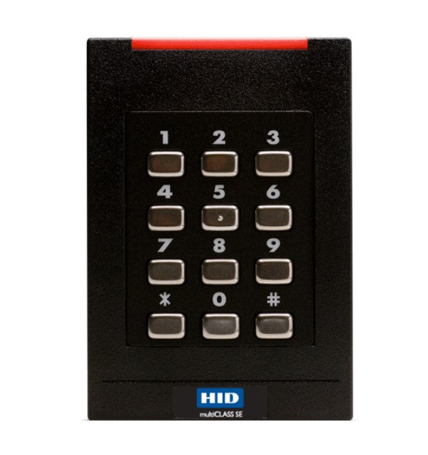 Hid - Usa 921PTNTEK0053L | multiCLASS SE RPK40, Contactless Smart Card Reader - Wall Switch Keypad