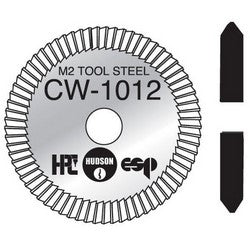 HPC Inc H-CW-1012 | Key Machine Cutter, Medeco Standard, Biaxial, M3 Cylinder, 86 Degree, 2.375" Diameter x 0.015" Thickness, 0.375" Hole, Steel, For Blitz