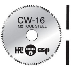 HPC Inc H-CW-16 | Key Machine Cutter, Flat Steel and Safe Deposit Box Lock, 2.25" Diameter x 0.045" Thickness, 0.5" Hole, Steel