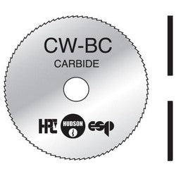 HPC Inc H-CW-BC | Key Machine Cutter, Flat Steel and Safe Deposit Box Lock, Slotted, 0.375" Hole, Carbide, For Blitz, Switch Blitz, CodeMax, Tiger SHARK