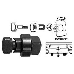 HPC Inc H-HDPS-4 | Punch and Die Set, Double, Metal, For Vending Machine and Cam Lock, Metal Cabinet, Desk, Locker