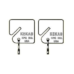 HPC Inc H-PLT-20 | Key Tag, Plain, White, With Snap Hook, For Key Cabinet, 20 each per Pack
