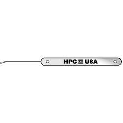 HPC Inc H-SSX-10 | Lock Extractor, Strong, Yet Flexible, Incline Single Bar, 0.02" Thickness, Stainless Steel