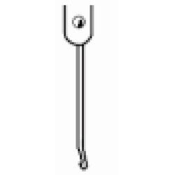 HPC Inc H-SSX-11 | Lock Extractor, Strong, Yet Flexible, Decline Single Bar, 0.02" Thickness, Stainless Steel