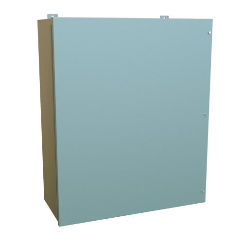 Hammond Manufacturing 1418JM13 | NEMA 12 Large JIC Enclosure with Panel, 36" x 30" x 13", Steel/Gray