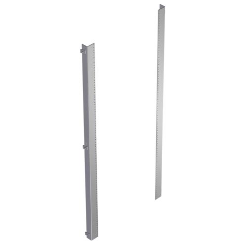 Hammond Manufacturing 1418WFHP | Full Height Panel Rails, Fits 72" x 24", Steel/White
