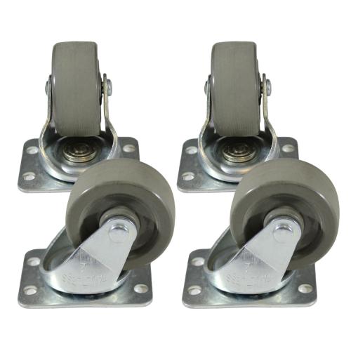 Hammond Manufacturing 1425PHD | 4-Pack Light Duty Casters