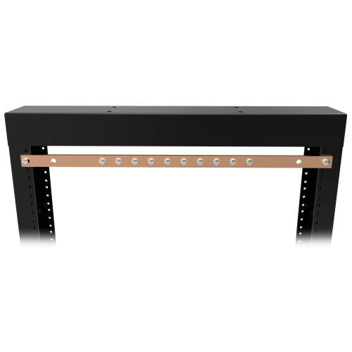 Hammond Manufacturing GRDBAR19 | 19" Rack Mount Ground Busbar