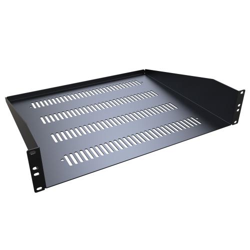 Hammond Manufacturing RASV190315BK1 | 2U 15"D Vented Rack Shelf