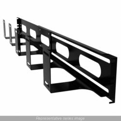 Hammond Manufacturing RDCM2136BK | 2U Adjustable Depth Cable Manager, 21"-36"D