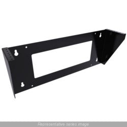 Hammond Manufacturing VPB192UBK | Heavy-Duty Vertical Wall Bracket, 2U, 4.19" Depth