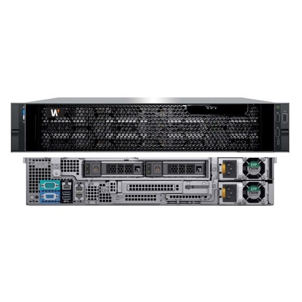 Hanwha Tec WRRPS202L116TB | Wisenet Wave Optimized 2U Rack Server, 16TB