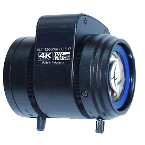Hanwha Tec SLA-T-M1250DN | 12MP 12-50 mm Varifocal Lens, CS Mount
