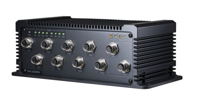 Hanwha Techwin SPN-10080PM | Mobile 8-Port PoE Network Switch