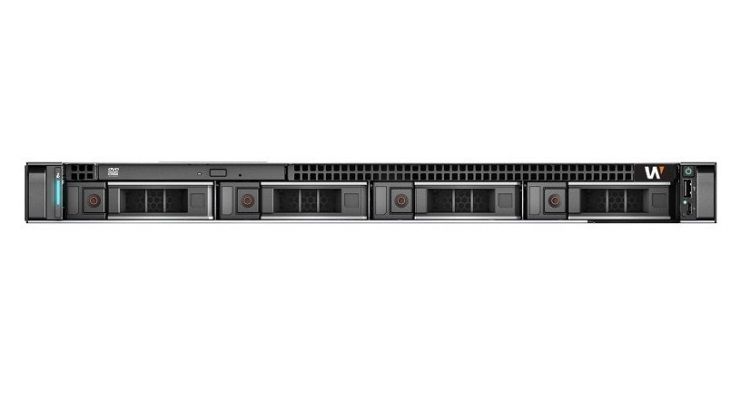 Hanwha Techwin WRR-P-E200L1-16TB | Wisenet WAVE Optimized 1U Rack Server