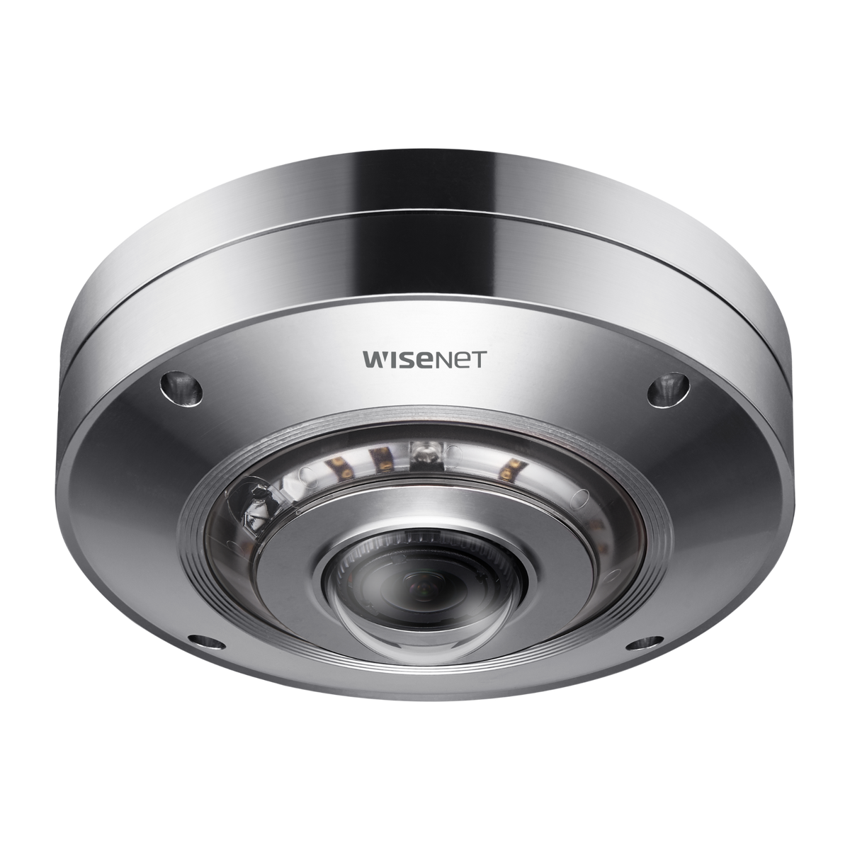 Hanwha Techwin XNF-9010RS | 12MP Stainless Steel IR Fisheye Camera