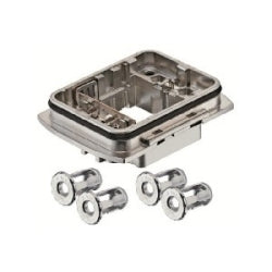 Harting 11123000302 | Han-Yellock Housing: Han-Yellock bulkhead housing-Molly Bolts