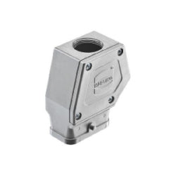 Harting 19120080428 | Han Drive Hood: Han Compact Top Entry Hood M25 HC nickel