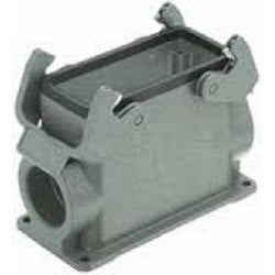 Harting 19300160272 | Han B Housings: Han B Base Surface HC 2 Levers 2 x M32