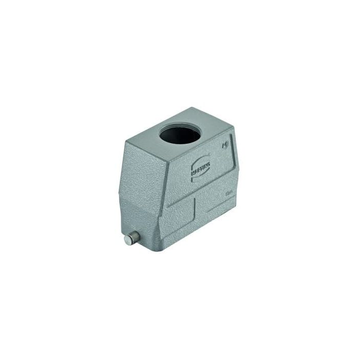 Harting 19300160448 | Han B Hoods: Han 16 B Hood Top Entry M40