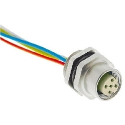 Harting 21033712403 | PCB Receptacles M8/M12: Panel Feed Through M12D cod.Female 4pins