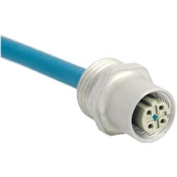 Harting 21033836407 | PCB Receptacles M8/M12: WDF M12-F/M16x1, 5 4pol. D-coded RJ45