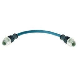 Harting 21034831403 | Data Cords M12: Cordon M12-M12 D-coded AWG26/0.14mm2 3m