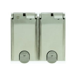 Harting 39500000210 | Han Port: Double Frame, Ni Plated, metal Cover