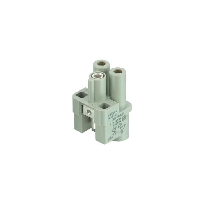 Harting 9120022751 | Han Q Female Insert: Han Q 2/0-F 4-6 mm (10 mm opt.)