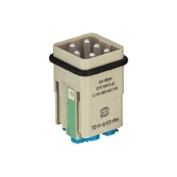 Harting 9120052633 | Han Q Male Insert: Han Q 5/0 Insert Male quick lock