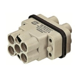 Harting 9120062663 | Han Q Male Insert: Han Q 4/2 Male Insert with Quick Lock