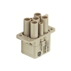 Harting 9120063141 | Han Q Female Insert: Han Q 4/2 Female Insert Crimp Term