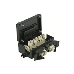 Harting 9120084802 | Han Power Bus Components: Han Power S - 2 x Han Q 8/0