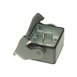 Harting 9140020302 | Han-Modular Metal Hood: Han Modular Twin Housing bulkhead
