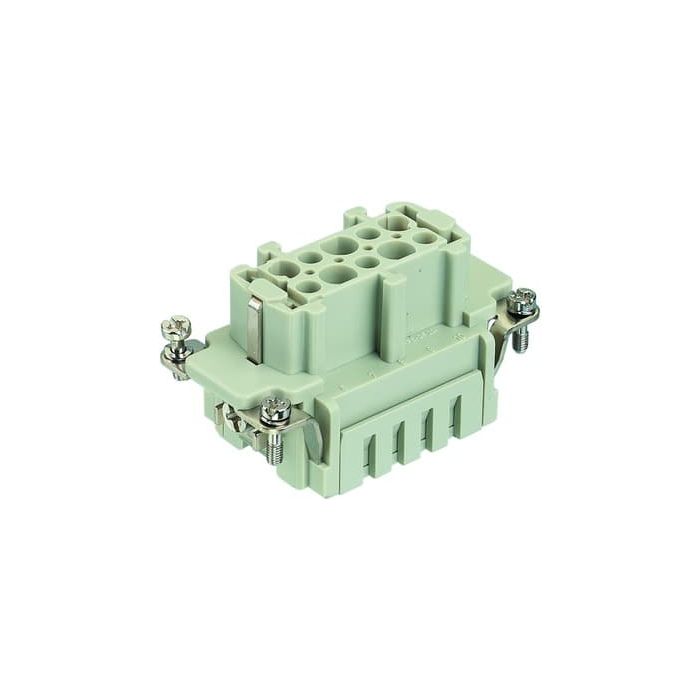 Harting 9330102716 | Han E Female Insert: Han 10 ES-F Insert