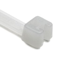 HellermannTyton 109-00012 | Q Tie, 7.9" Long, 30lb Tensile Strength, PA66, Natural, 100/pkg
