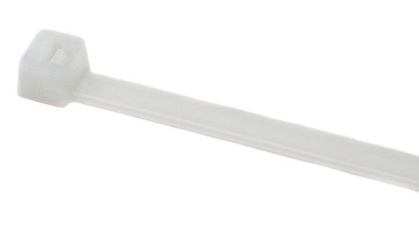 HellermannTyton 111-00815 | High-Temp Cable Tie, 8" Long, 50Lb Tensile Strength, Pa46, Natural, 100/Pkg