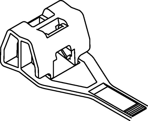 HellermannTyton 111-01672 | Aerial Support Tie, 17.4" Long, PA66HIRHSUV, Black, 500/bag