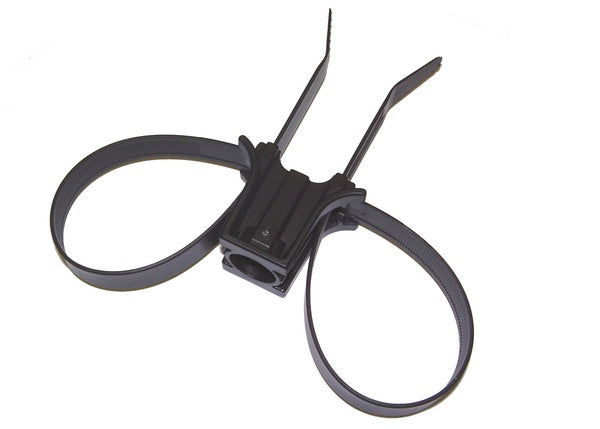 HellermannTyton 117-00012 | Stand Off Dual Clamp Tie, 20.10" Long, .31" Stud Dia, PA66HIRHSUV, Black, 250/pkg