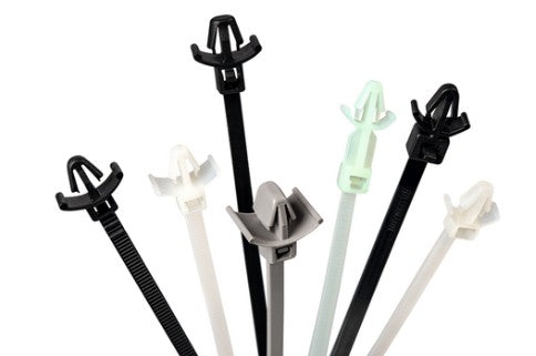 HellermannTyton 126-00032 | Fixing Tie for Hole Round Inside Serrated