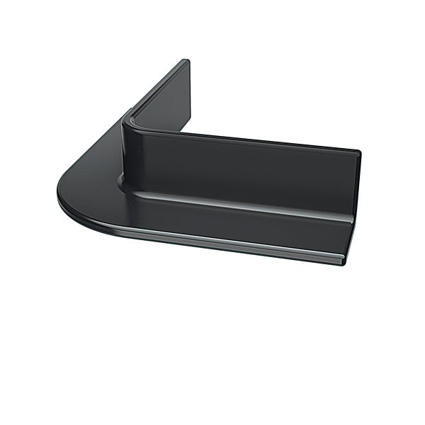 HellermannTyton 133-01479 | Mini-Channel, 1.52" Long, 90-Degree Angle, Small, PPT20, Black, 3500/pkg