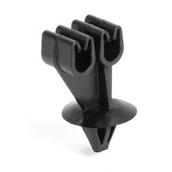 HellermannTyton 133-04044 | Tube and Pipe Clip with 6.5mm Arrowhead, 1.2-1.6mm Panel Thickness, PA66HIRHS, Black, 5000/ctn