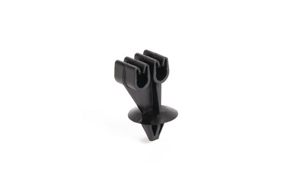 HellermannTyton 133-04044 | Tube and Pipe Clip with 6.5mm Arrowhead, 1.2-1.6mm Panel Thickness, PA66HIRHS, Black, 5000/ctn