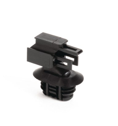 HellermannTyton 133-04068 | Connector Clip, Black, 3000 Carton
