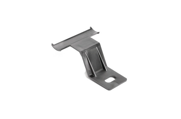 HellermannTyton 133-04258 | Offset Bundling Clip with Oval Hole, 47mm Offset, 23mm Standoff, PPS, Silver, 1000/ctn